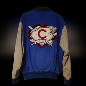 Vintage Chicago Cubs Paisley Jacket by Starter - Size X-Large